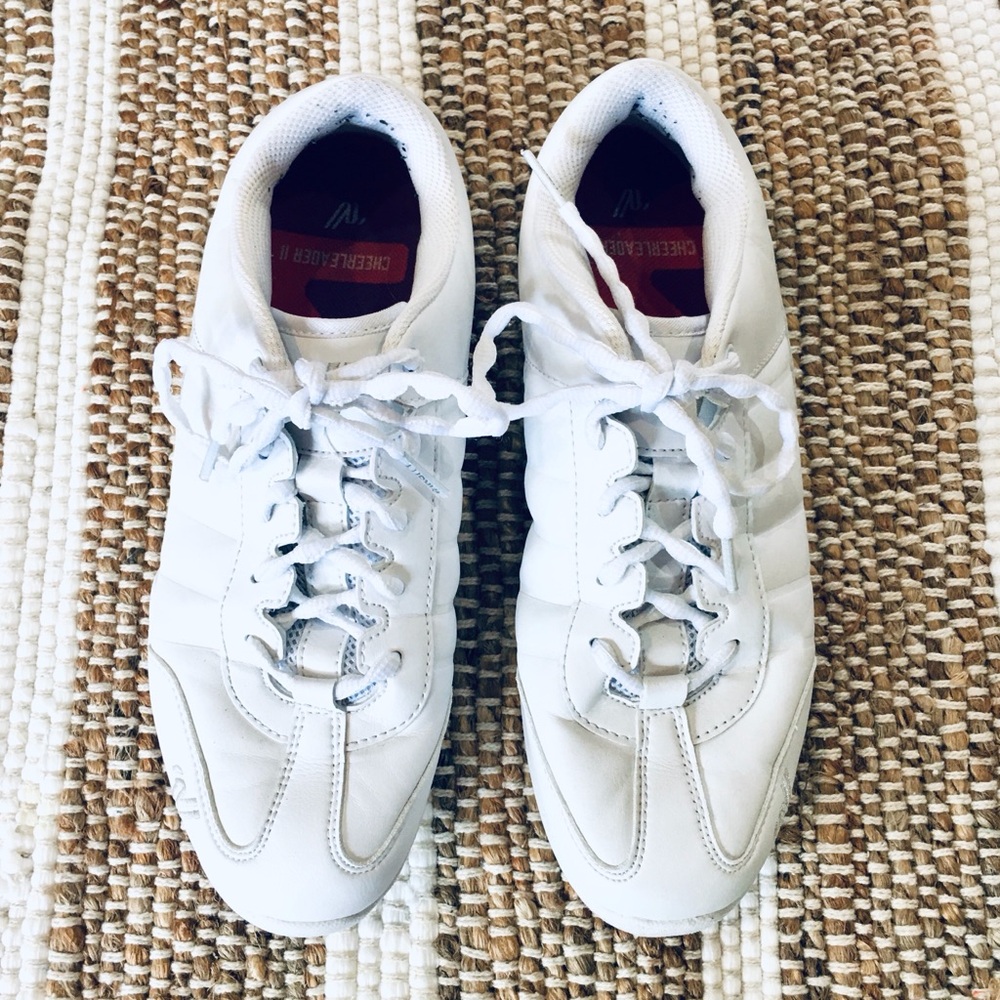 VARSITY cheer cheerleading tennis shoes school white athletics sports 8.5 - Picture 4 of 9